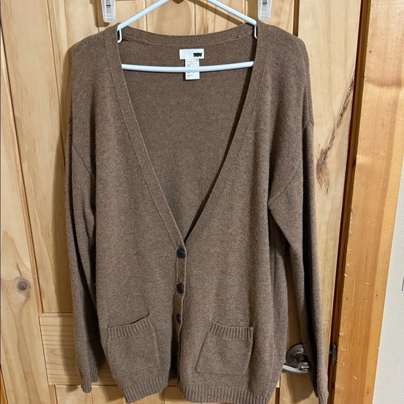 Levi Strauss Brown Cardigan Sweater - Picture 1 of 5